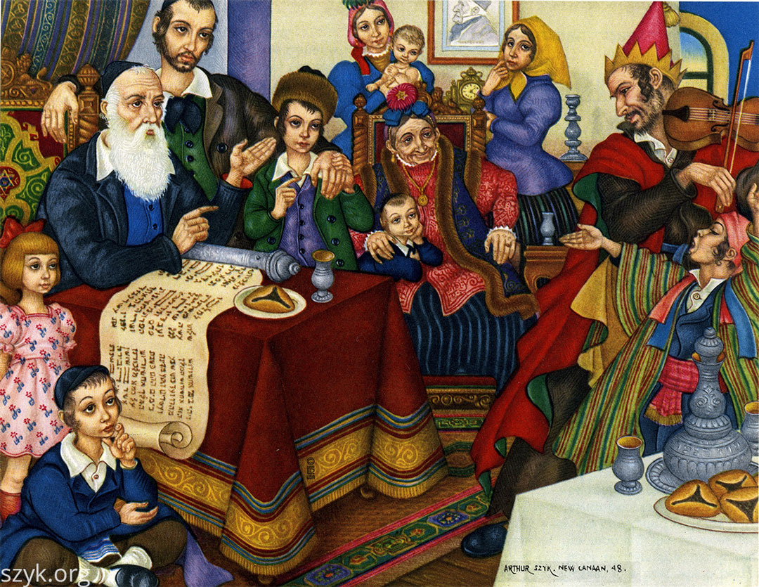 Purim (Arthur Szyk)
