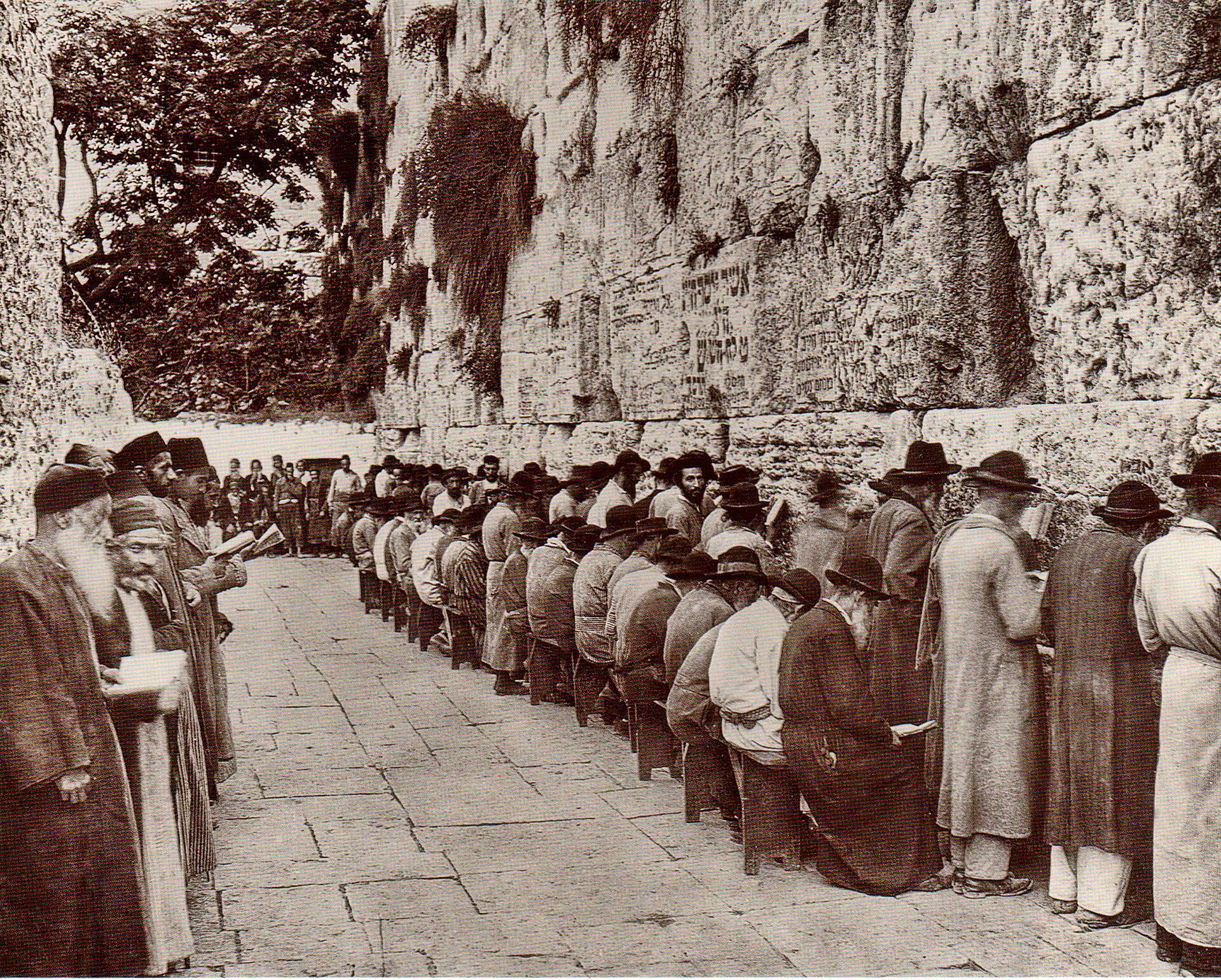 Muro das Lamentações em 1929